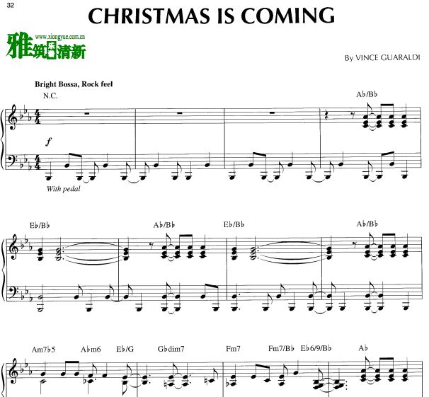 ʥ Vince Guaraldi - Christmas Is Coming