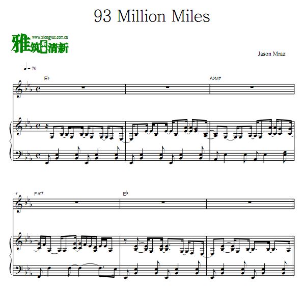 Jason Mraz - 93 Million Miles 