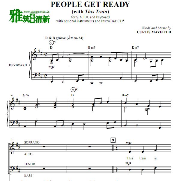 People Get Ready(with this train)ϳٰSATB