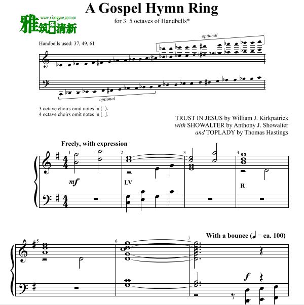 A Gospel Hymn Ring 3