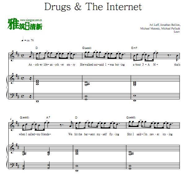 Lauv - Drugs & The Internetٰ