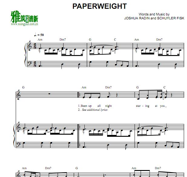 Joshua Radin - Paperweightٰ