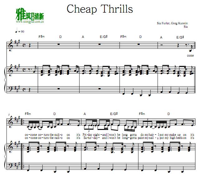 Sia - Cheap Thrillsٰ