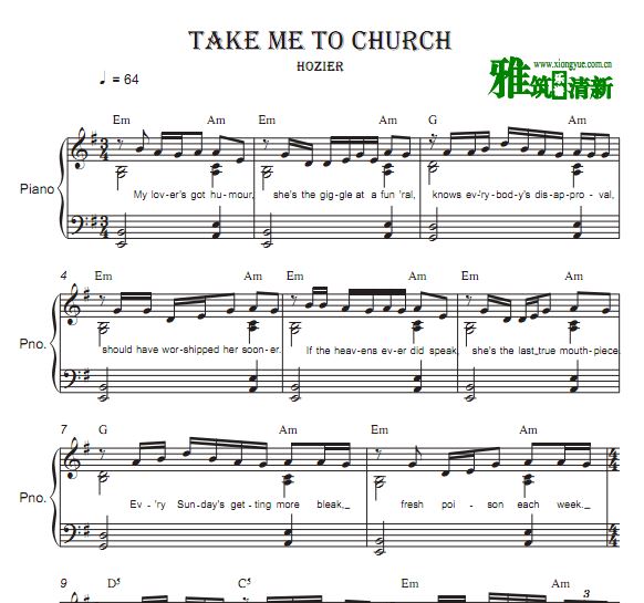 HOZIER - Take Me To Church