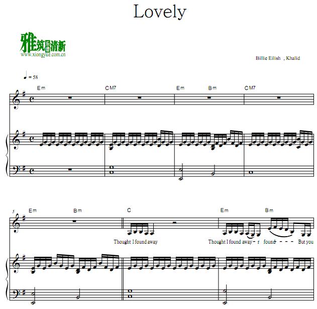 Billie Eilish - lovelyٰ  