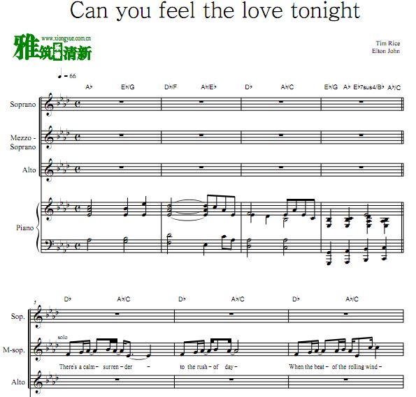 Can you feel the love tonight ҹŮϳٰ