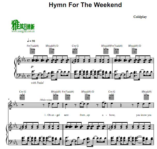 Coldplay - Hymn For The Weekendٰ