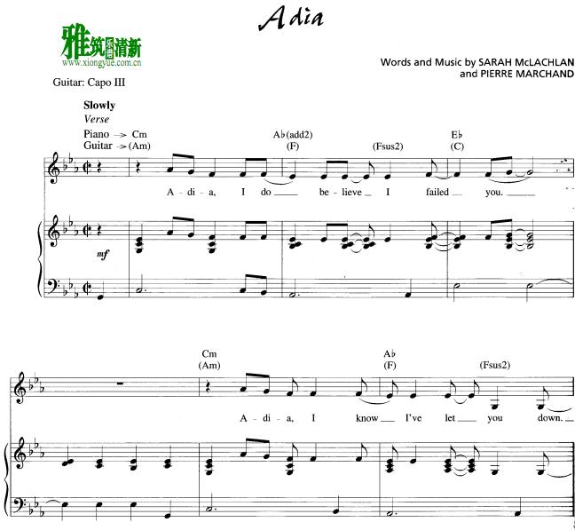 Sarah McLachlan - Adia 