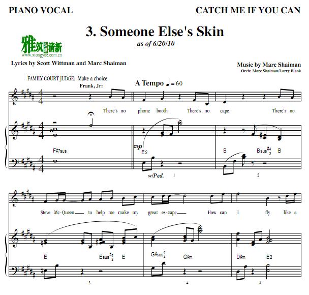 Catch Me If You Can - Someone Else's Skinָٰ