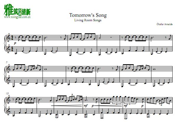 Olafur Arnalds - Tomorrow's Song