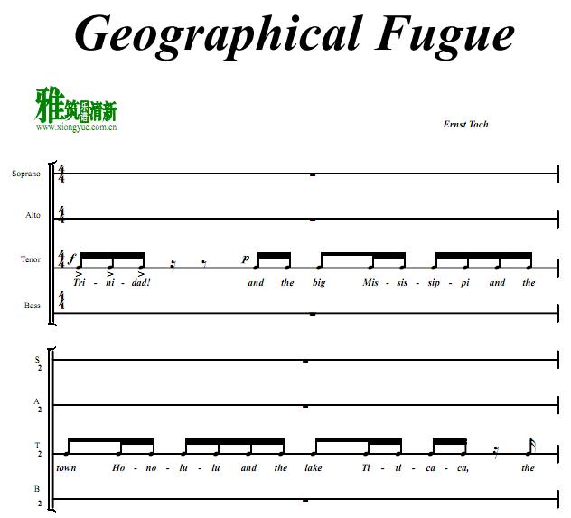 geographical fugue˵