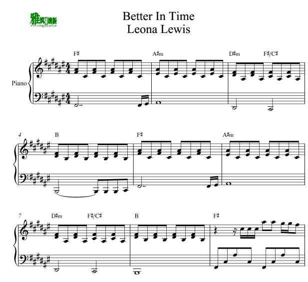 Leona Lewis - Better in Time