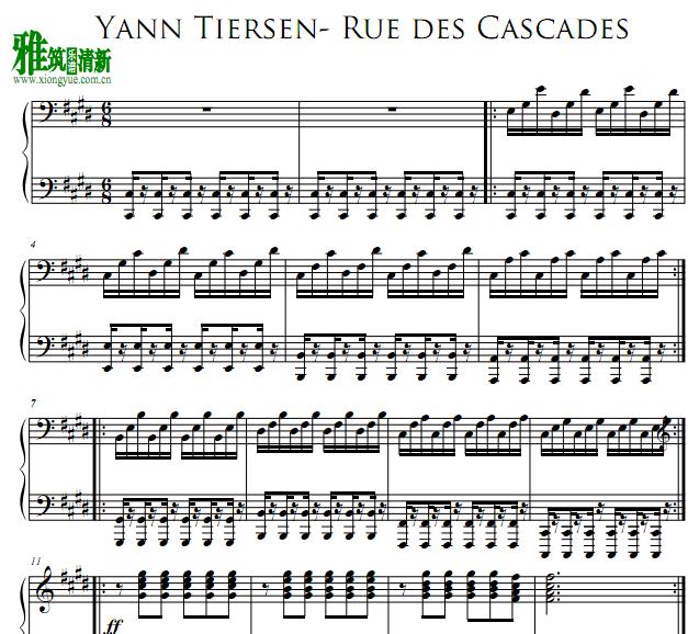 Yann Tiersen- Rue des Cascades