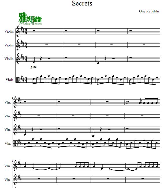 One republic - secrets��С����һ������������