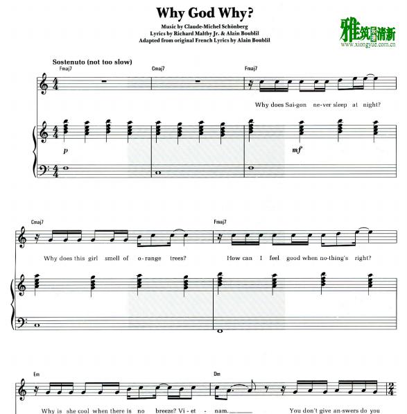 Miss Saigon - Why God Whyٰ