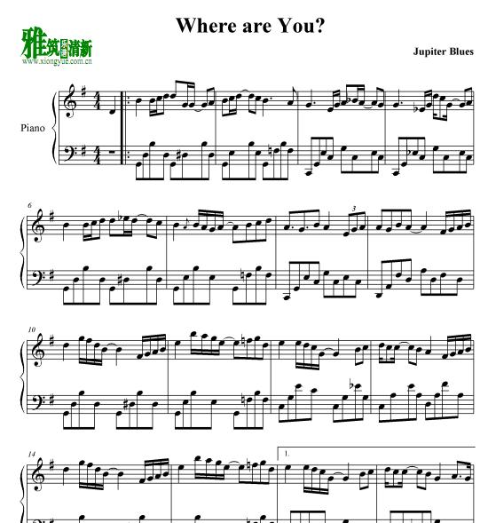 Jupiter Blues - where are you