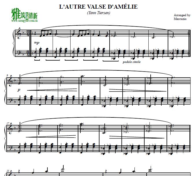 ʹL'AUTRE VALSE D'AMELIE