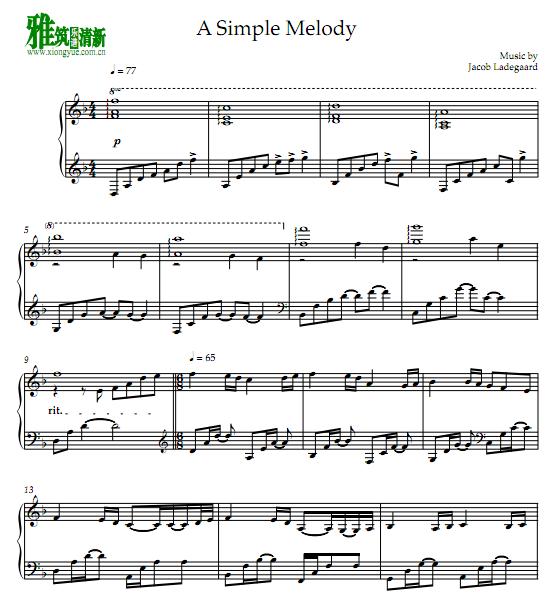 Jacobs Piano - A Simple Melody