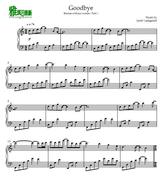 Jacobs Piano - Goodbye