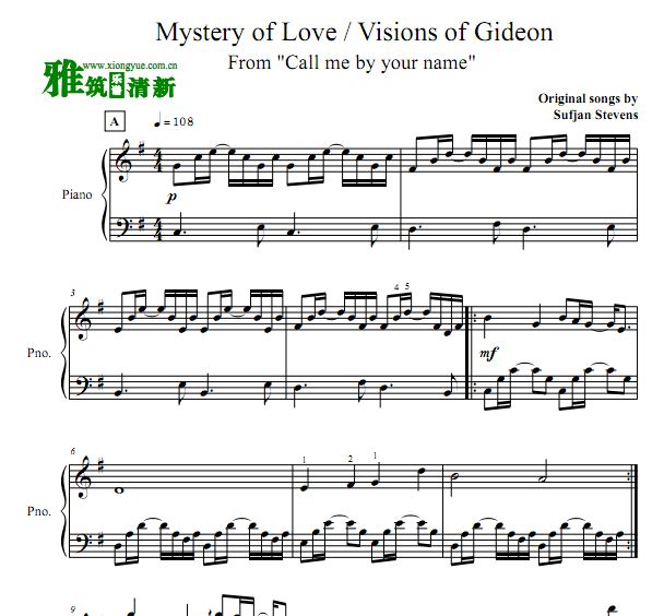 Moisés Nieto Mystery of Love - Visions of Gideon