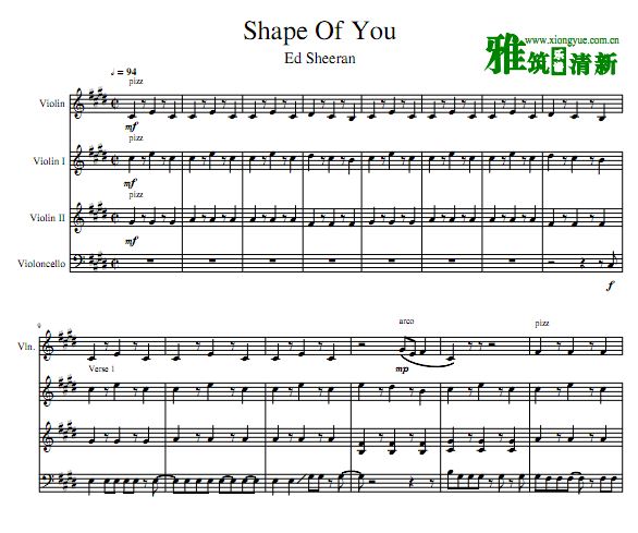 Shape Of You  Сһ