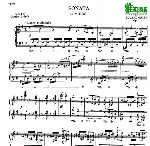  Sonata in e Op7