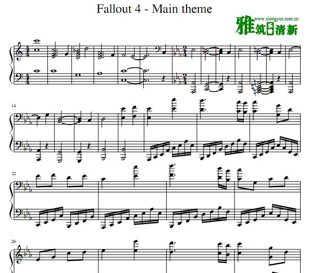 4 Fallout 4 - Main theme