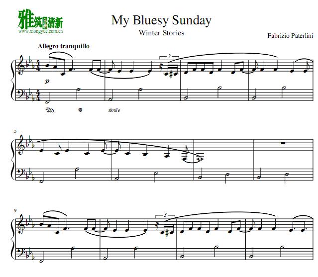 Fabrizio Paterlini - My Bluesy Sunday