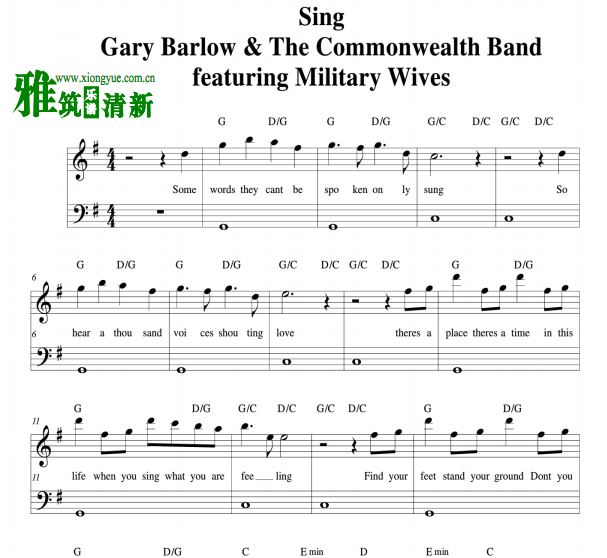Gary Barlow - Sing