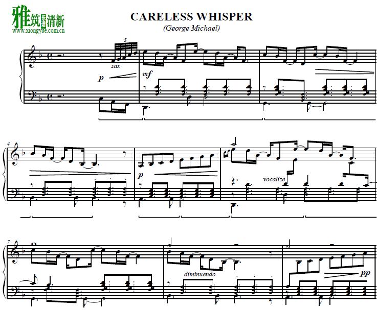 Careless Whisper