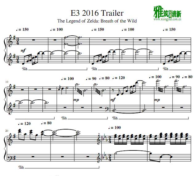 The Legend of Zelda Breath of the Wild - E3 2016 Trailer