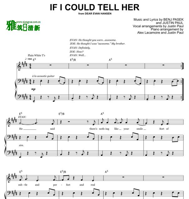 °ĺɭ IF I COULD TELL HER ٰ