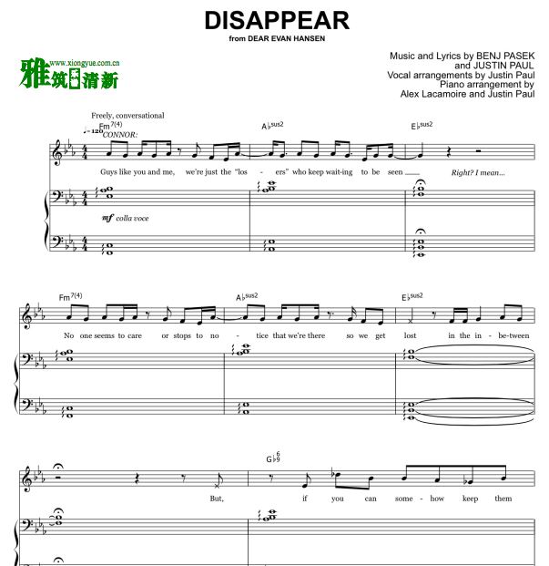 Dear Evan Hansen °ĺɭ  DISAPPEARְָ