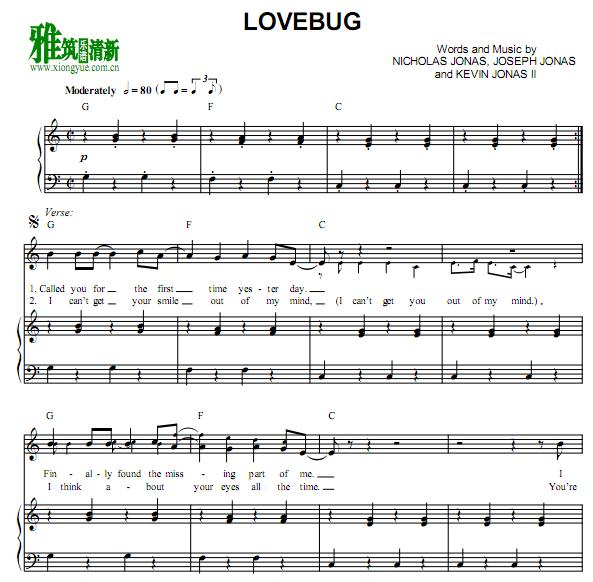 Jonas Brothers - Lovebug C  ٰ