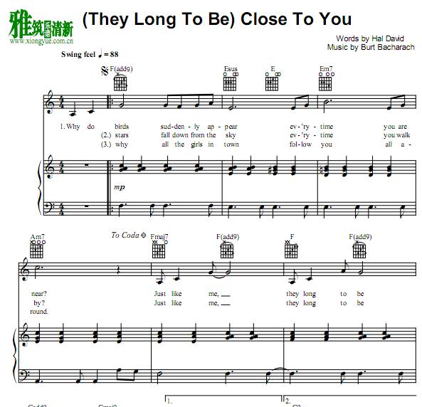 The Carpenters - Close to you C ٰ