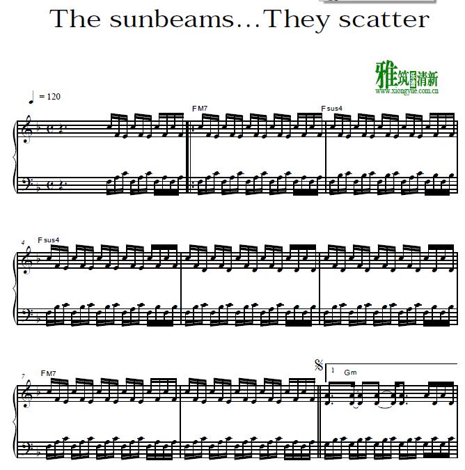 Yiruma  - The Sunbeams They Scatter