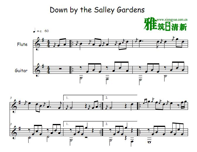 Down by the Sally Gardens Ѽ