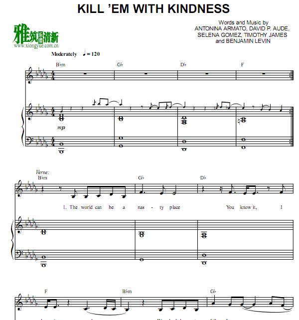 Selena Gomez - Kill 'Em with Kindnessٰ