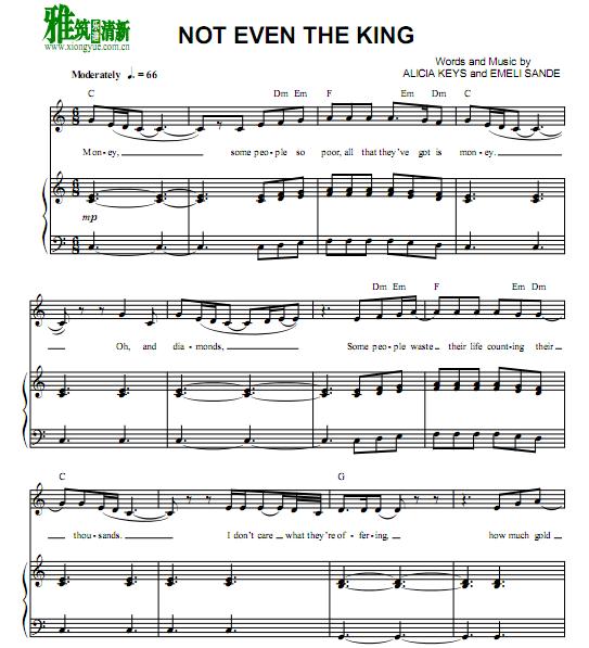 Alicia keys - Not Even the Kingٵ