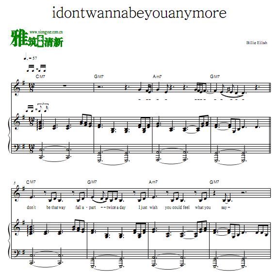 Billie Eilish - idontwannabeyouanymore   ٰ