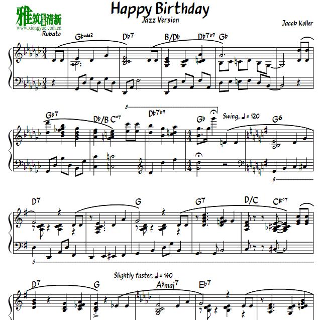 Jacob KollerʿHappy Birthday