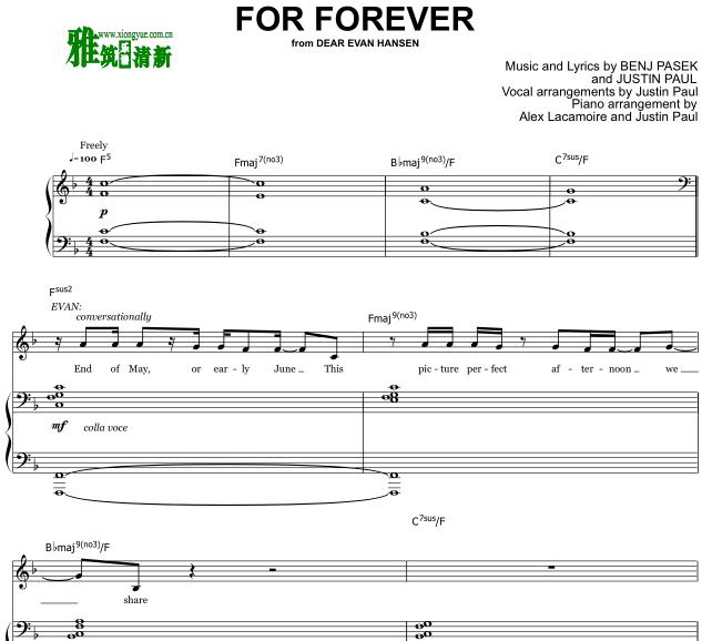 Dear Evan Hansen - For Forever���ٰ�����