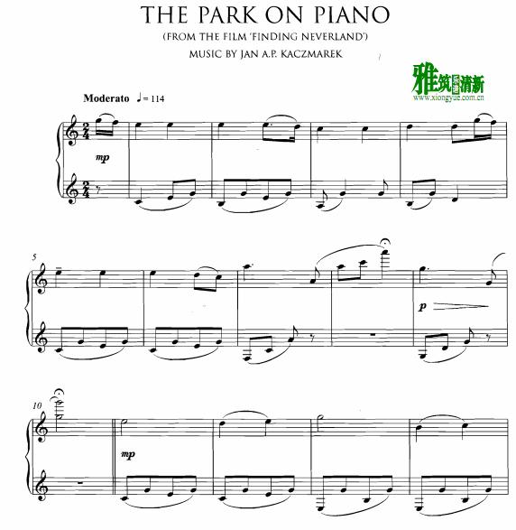 Ѱλõ - Finding Neverland - the Park on Piano