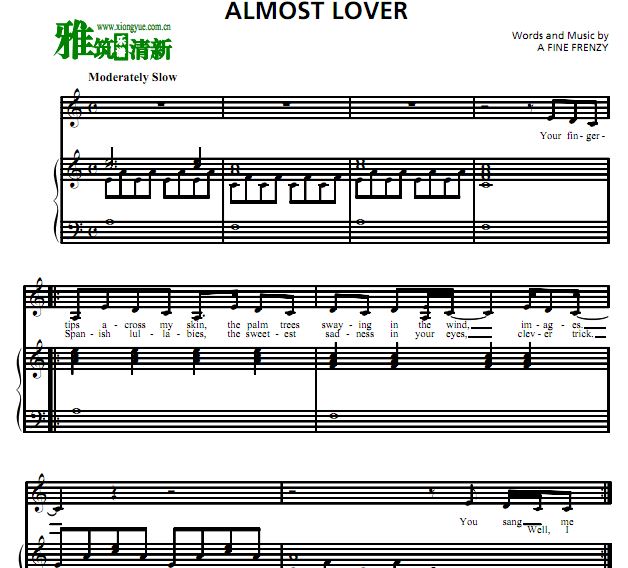 A Fine Frenzy - Almost Lover ٰ