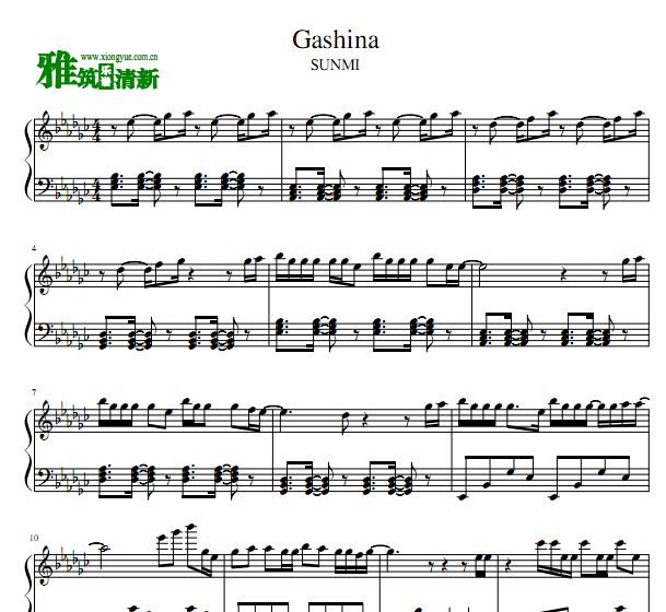 ga简谱_儿歌简谱