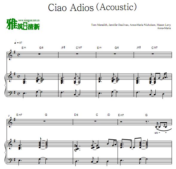 Anne-Marie - Ciao Adios