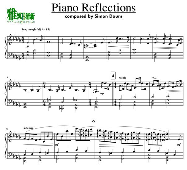 simon daum - Piano Reflections