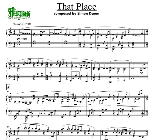 simon daum - That Place