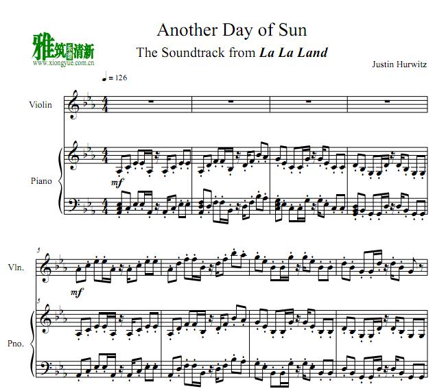 Another Day Of Sun Сٸٰ