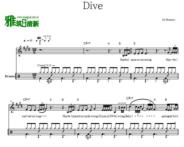 Ed Sheeran - Dive 